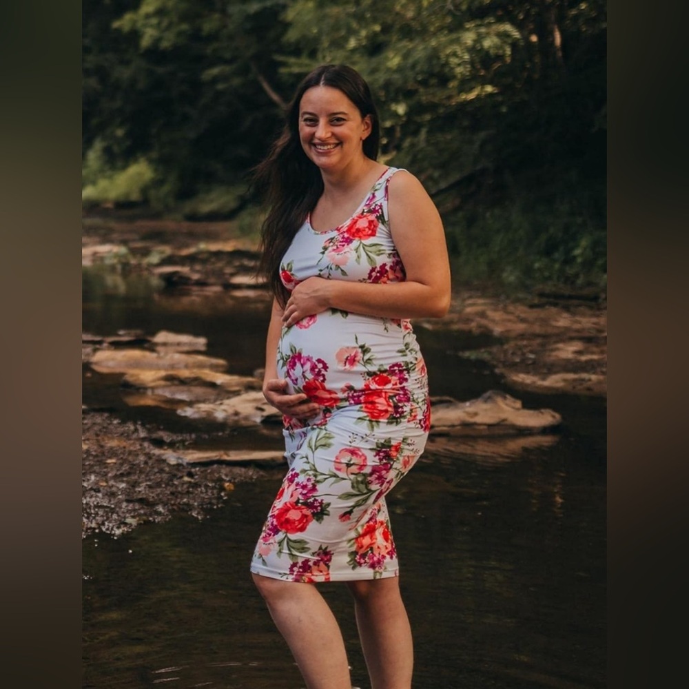 BBHoping Maternity Sleeveless Tank Dress Mama Baby Shower Pregnancy Dress